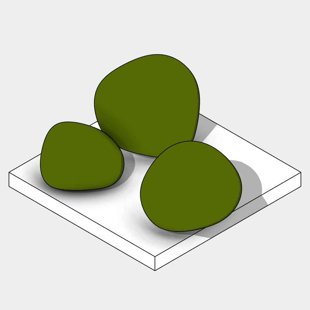 Revit Southern Wax Myrtle family shrubs x 3 scalable - Image 2