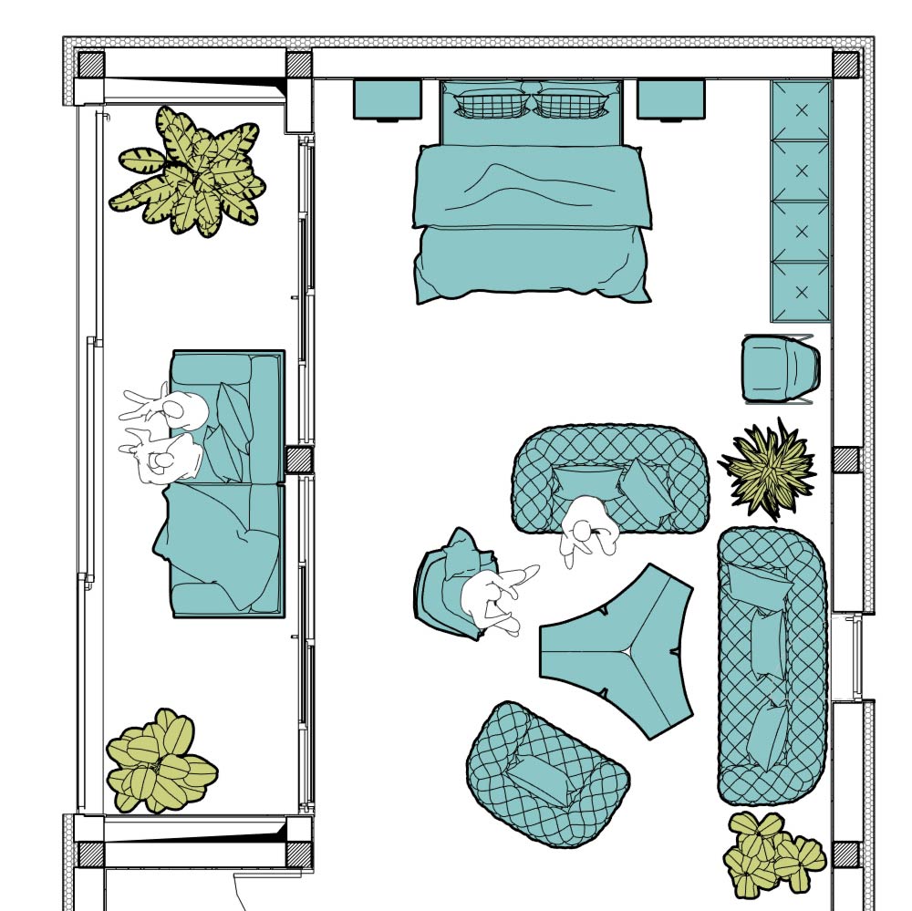 Clean Revit Plan Views with customizable contour lines for cool Design Presentations | arquitree
