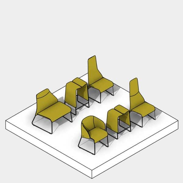Download Free Revit chair families pack | arquitree