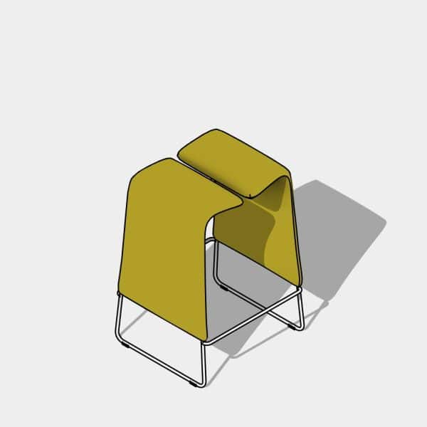 Download Free Revit stool family with clean realistic shapes | arquitree