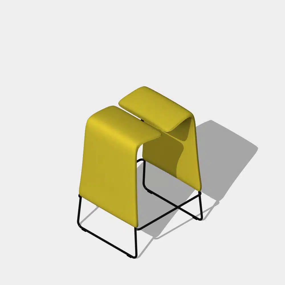 Download Free Revit stool family with clean realistic shapes | arquitree