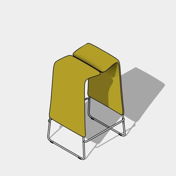 Download Free Revit barstool family with clean realistic shapes | arquitree
