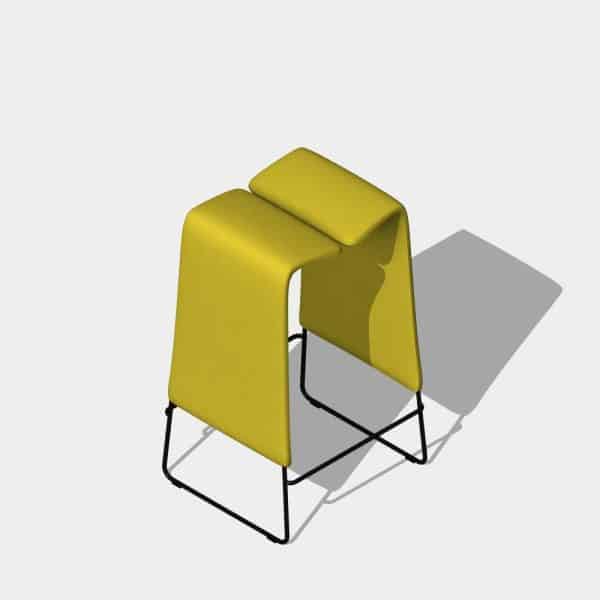 Download Free Revit barstool family with clean realistic shapes | arquitree