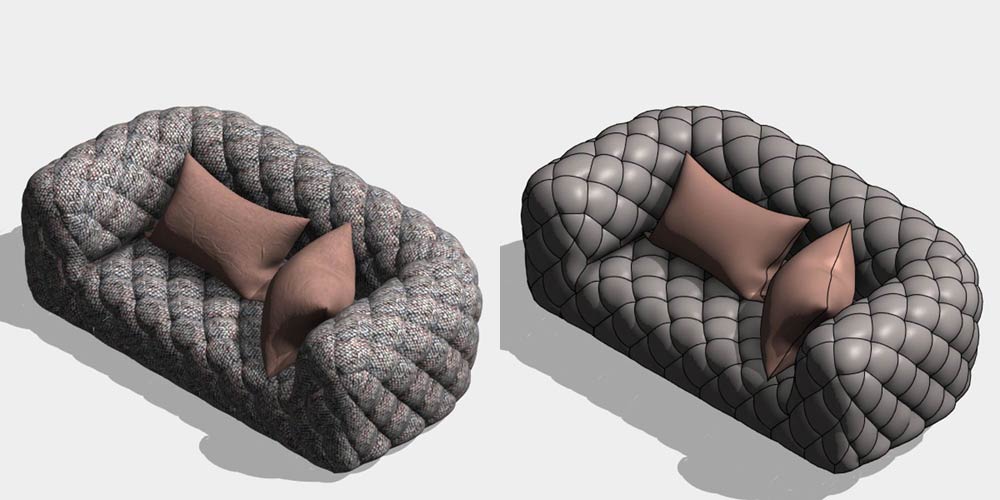 Realistic Revit Blocks with correct texturing and smooth surfaces | arquitree